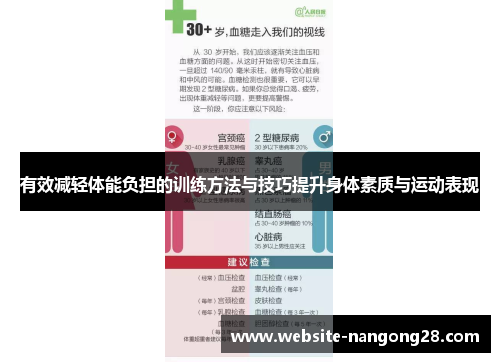 有效减轻体能负担的训练方法与技巧提升身体素质与运动表现