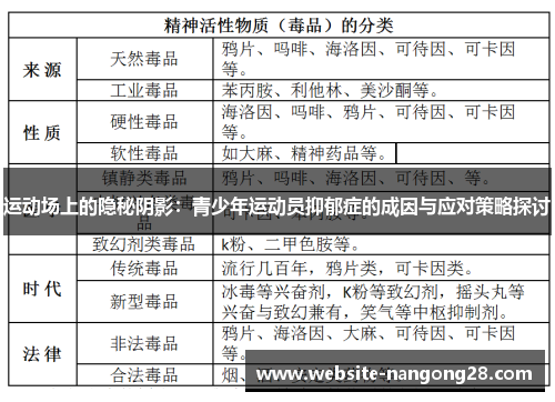 运动场上的隐秘阴影:青少年运动员抑郁症的成因与应对策略探讨 运动场上的隐秘阴影:青少年运动员抑郁症的成因与应对策略探讨